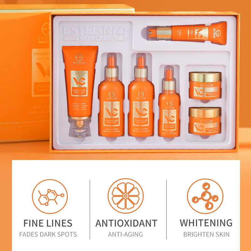 Vitamin C Plus Brightening Anti-aging Skin Care Set